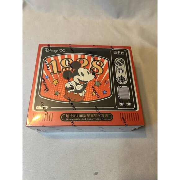 Disney 100 Card Fun Carnival Sealed Mickey Mouse Box - Picture 1 of 6